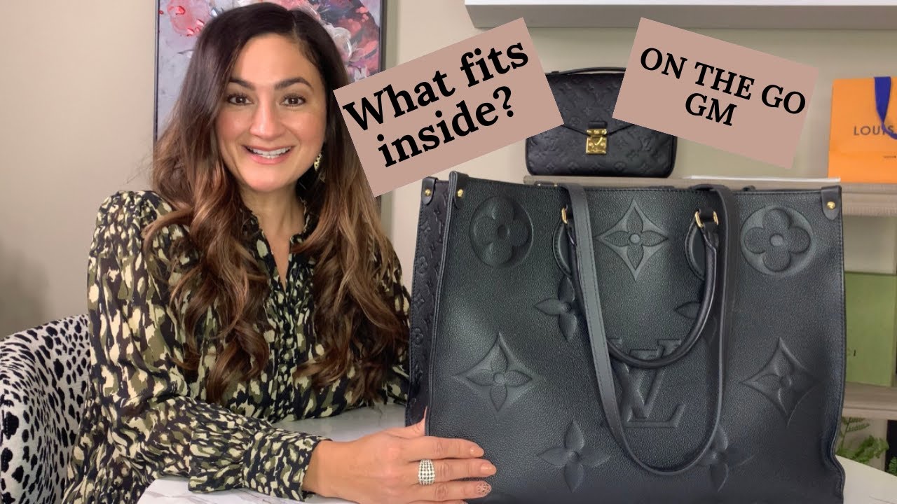 Louis Vuitton On the Go GM- 18 month Review  REVIEW ( Model shots, What fits inside? Is it too big?)