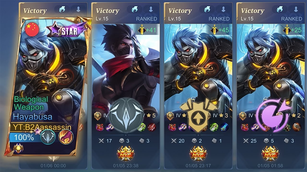HAYABUSA BEST WINSTREAK SOLO RANK |HAYABUSA BEST BUILD AND EMLEM SET 2026