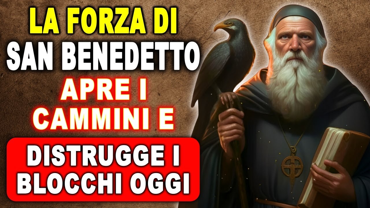 SAN BENEDETTO &ndash; PREGHIERA POTENTE PER MIRACOLO FINANZIARIO E ROMPERE BLOCCHI OGGI STESSO