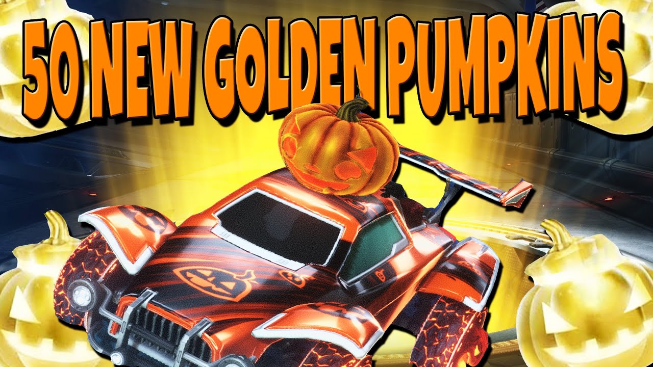 OPENING 50 NEW 2020 GOLDEN PUMPKINS ON ROCKET LEAGUE