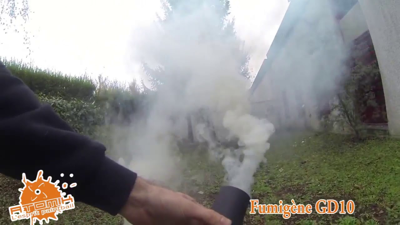 Test Fumigène GD-10 - Fumée Blanche épaisse.