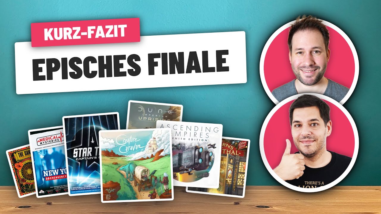 So schöne Spiele im Kurz-Fazit! 🎲