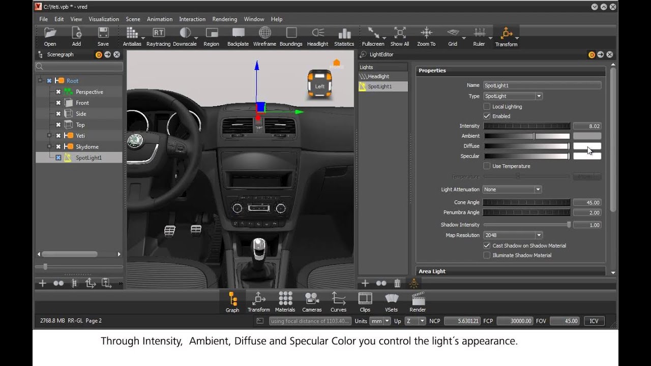 ADSK Rendering Lighting 01 LightEditor StandardLights