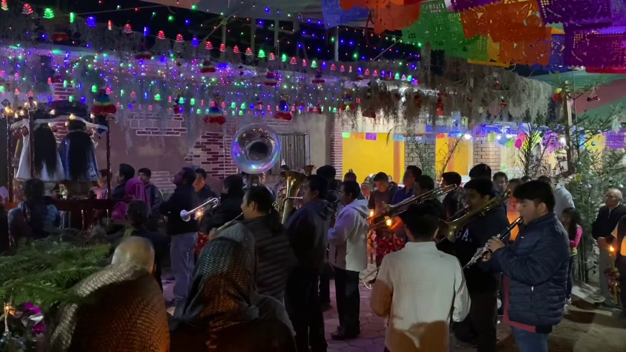 Las posadas en Teotitlán del Valle, Oaxaca