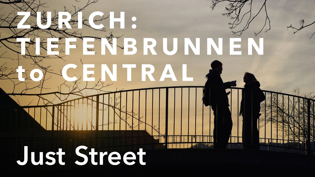 Cinematic Street | Zurich, from Tiefenbrunnen to Central
