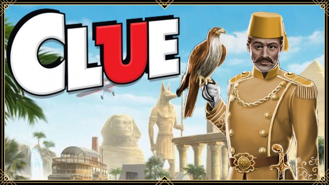 CLUE  - Egypt and Tropical Mystery!! (4 Player Gameplay)