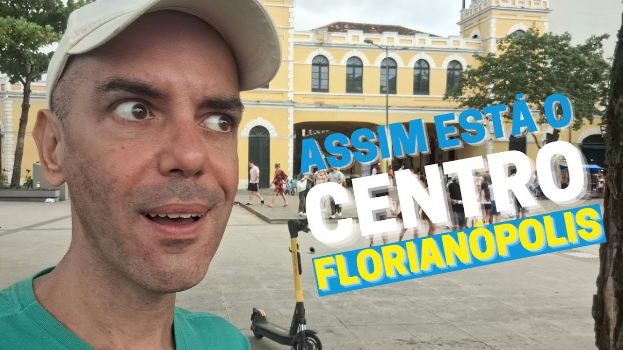 Como é o CENTRO de FLORIANÓPOLIS/SC?