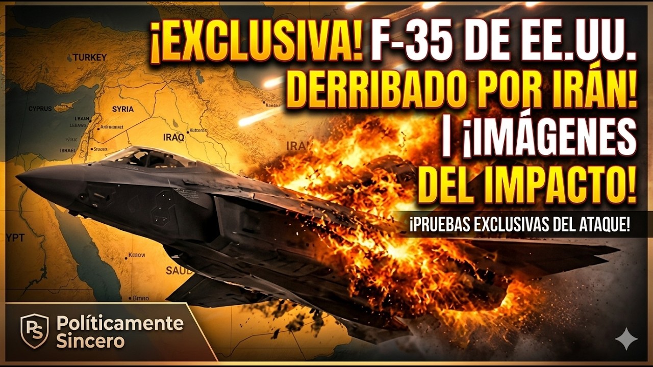 ¿EL FIN DE LA INVISIBILIDAD? Irán habría alcanzado un F-35: La verdad que EE.UU. oculta