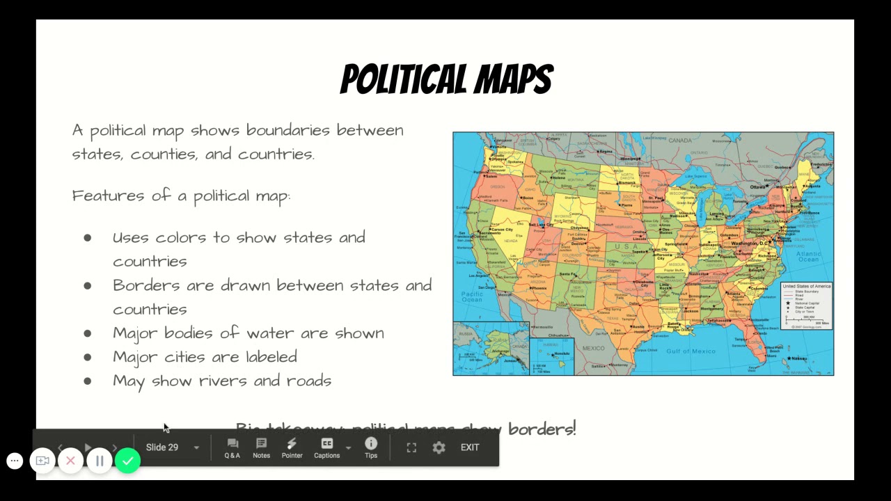 Physical and Political Maps