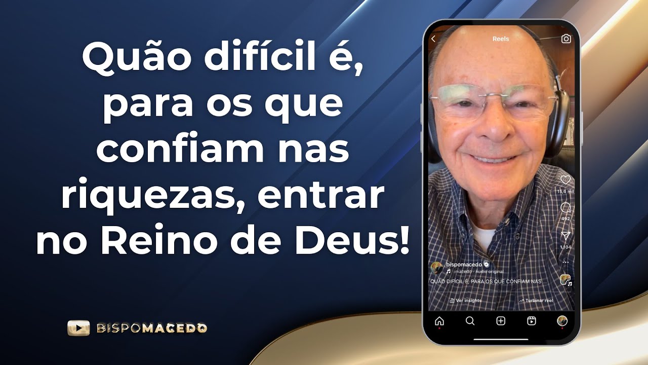 Quão difícil é, para os que confiam nas riquezas, entrar no Reino de Deus! - Meditação Matinal 10/09