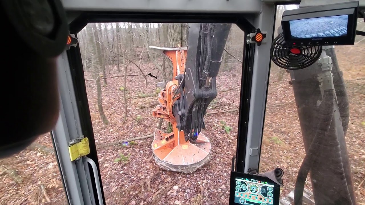 Timberpro TL755D Quadco 27SC Feller buncher Cummins Beast