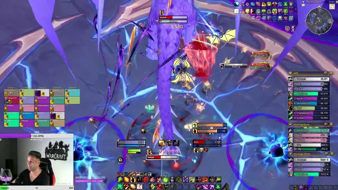 Vaelgor & Ezzorak (Heroic) | The Voidspire | Midnight BETA Raid Test | Warlock PoV