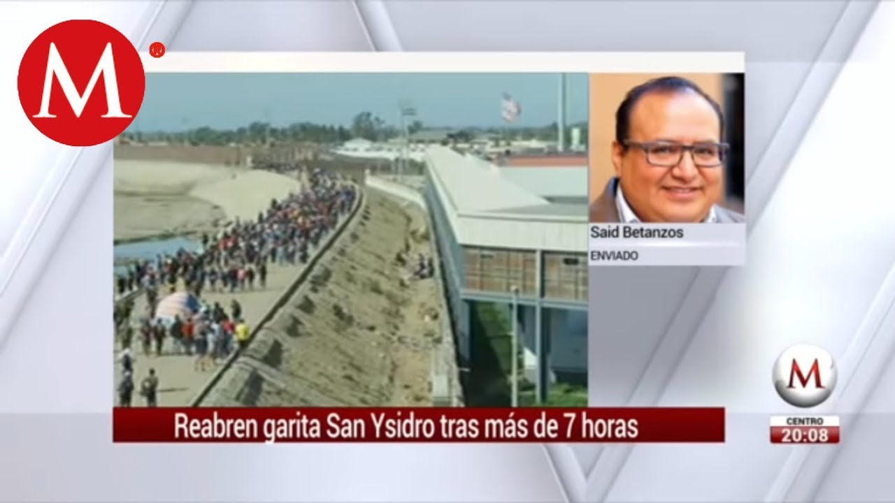 Estados Unidos reabre garita de San Ysidro