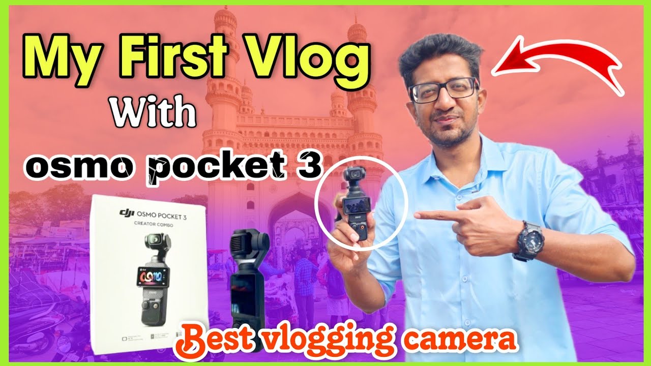 First vlog 😍 osmo pocket 3 | best camera for vlogging | dji osmo pocket 3 review hindi 