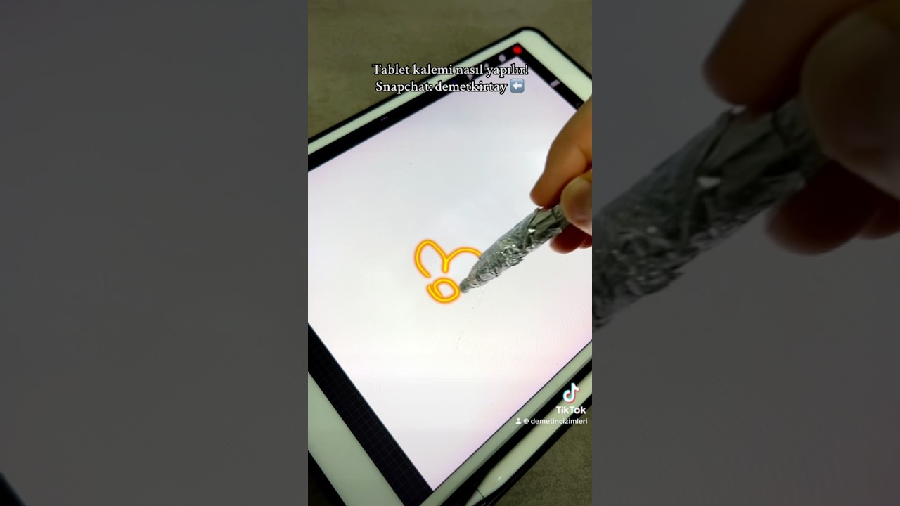 Tablet kalemi nasıl yapılır !