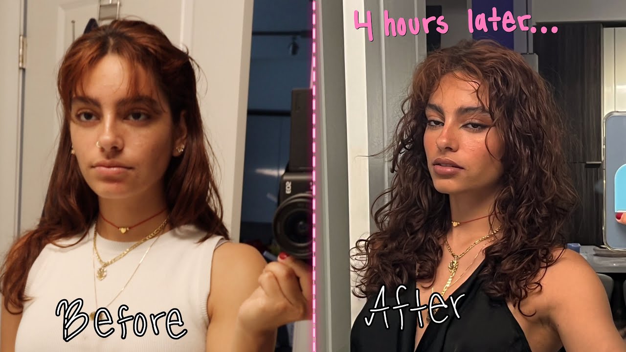 Glowing up in 4 hours... 2-year anniversary date night 🥰