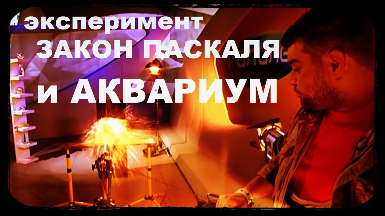 Галилео. Эксперимент. Закон Паскаля и аквариум