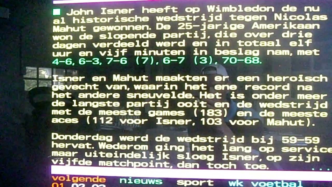 Statics Mahut-Isner tennis longest match