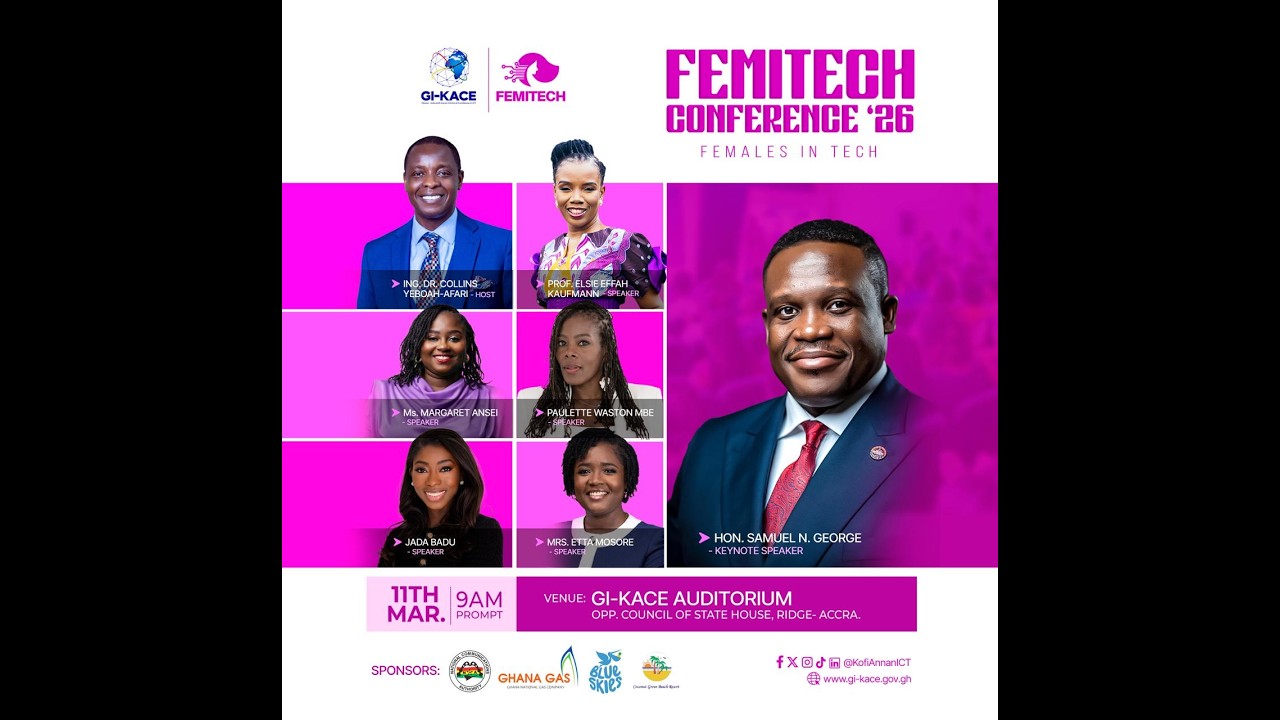 FEMITECH CONFERENCE 2026 live from the GI-KACE Auditorium