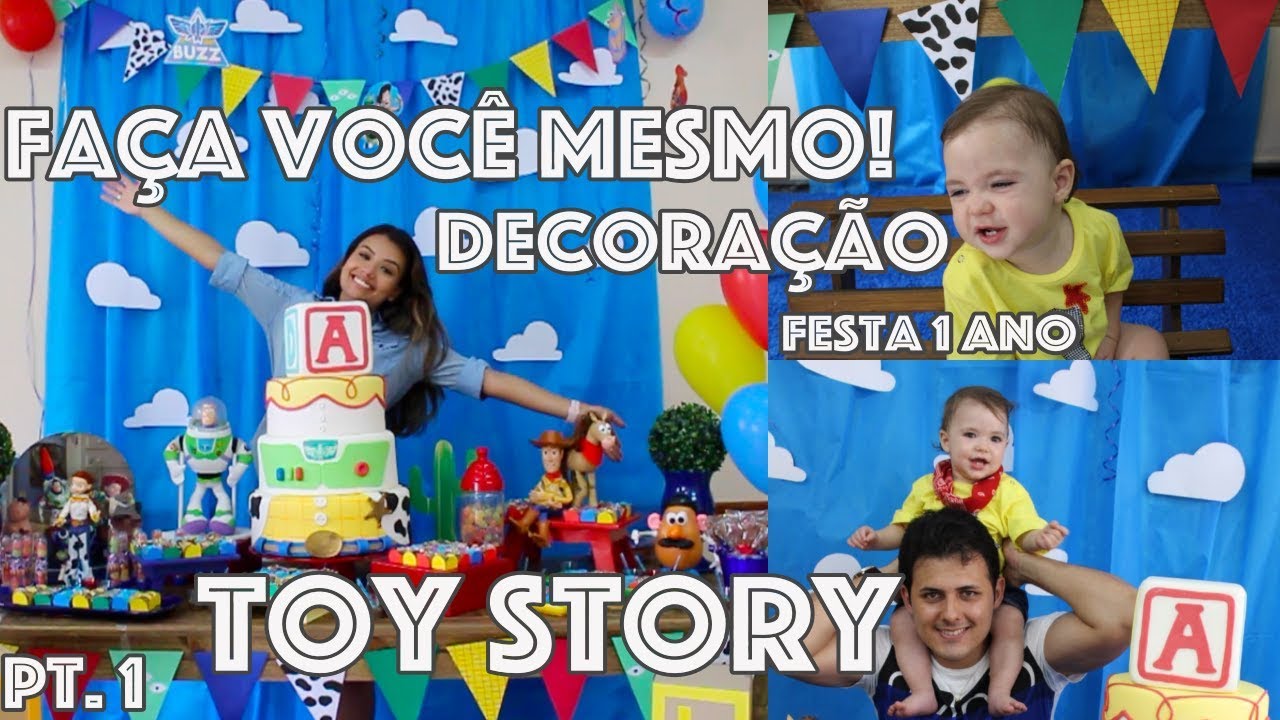 Faça você mesmo - Decoração festa infantil -  FESTA TOY STORY