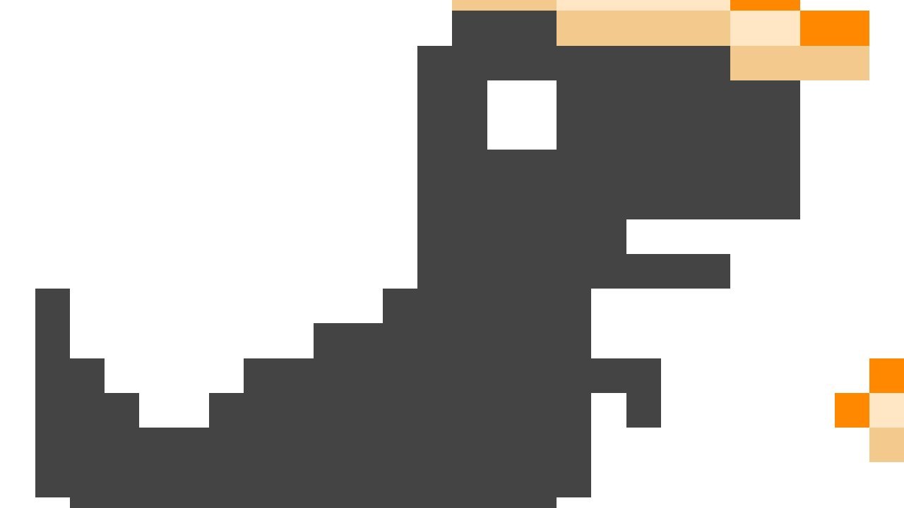 Sombrero Dino Pixel Art Timelapse
