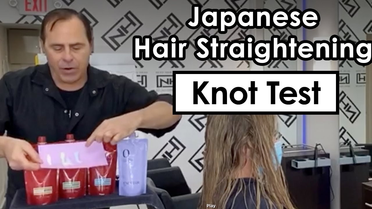 Japanese Hair Straightening - Knot Test | Nero Hair Salon