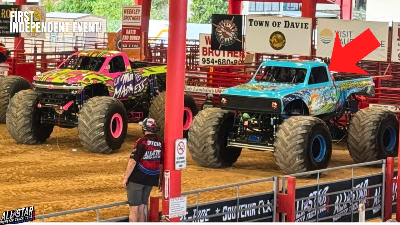 My First Independent Monster Truck Event! All Star Monster Truck Tour Davie FL