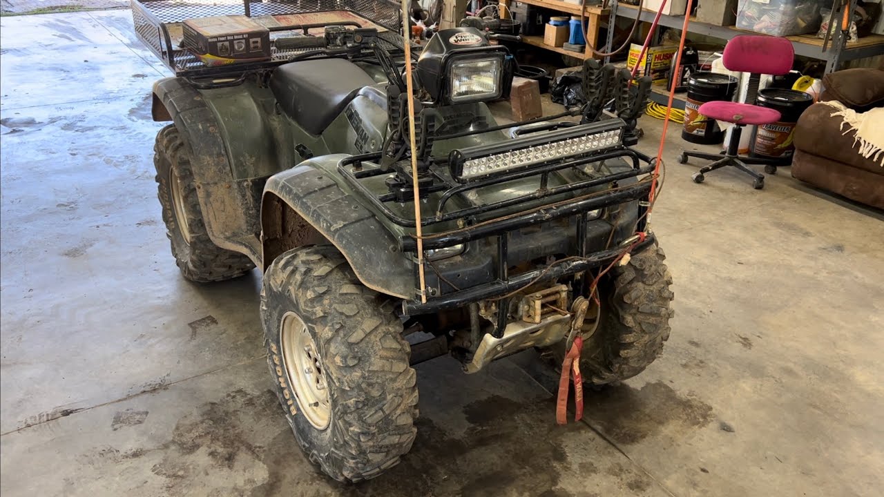 Honda foreman 450 disc brake conversion