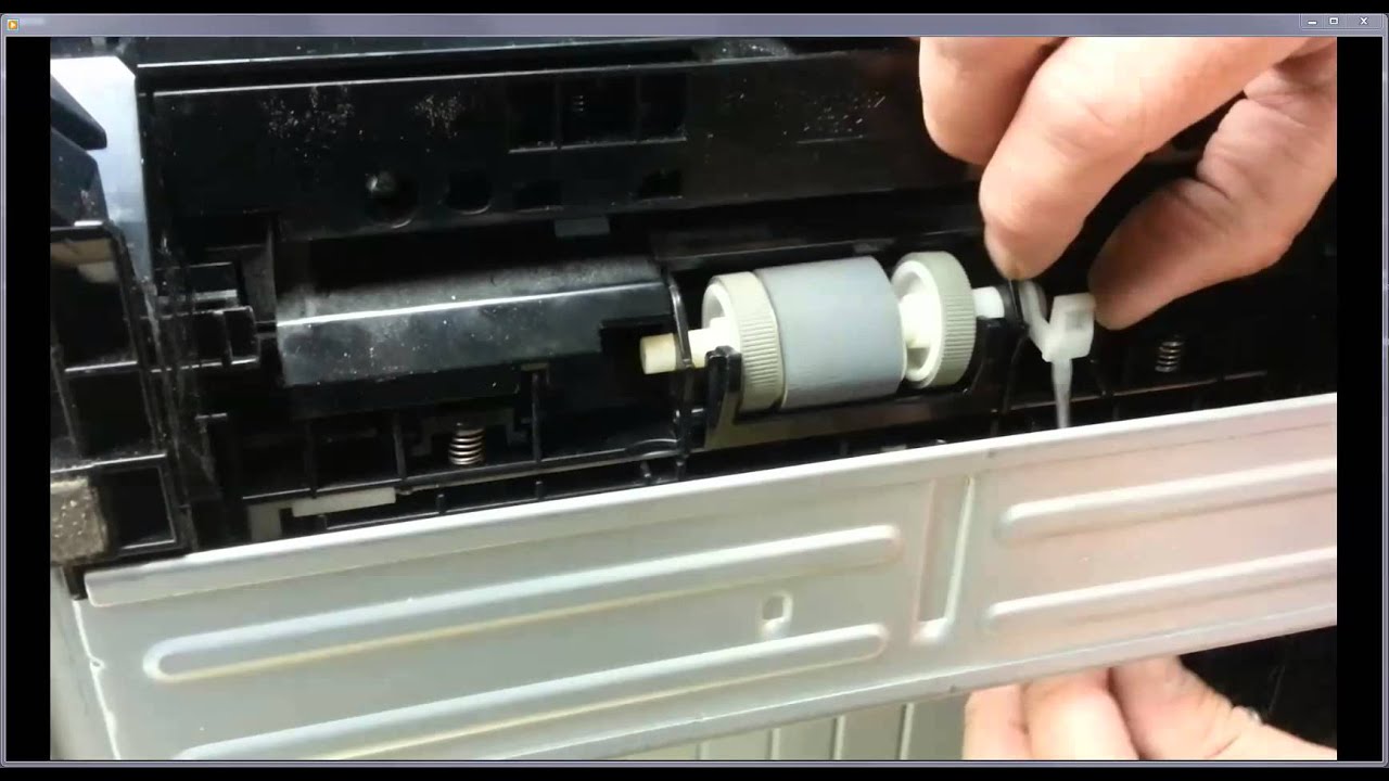 HP LaserJet 2420 2430 tray 2 paper pick up roller install / uninstall