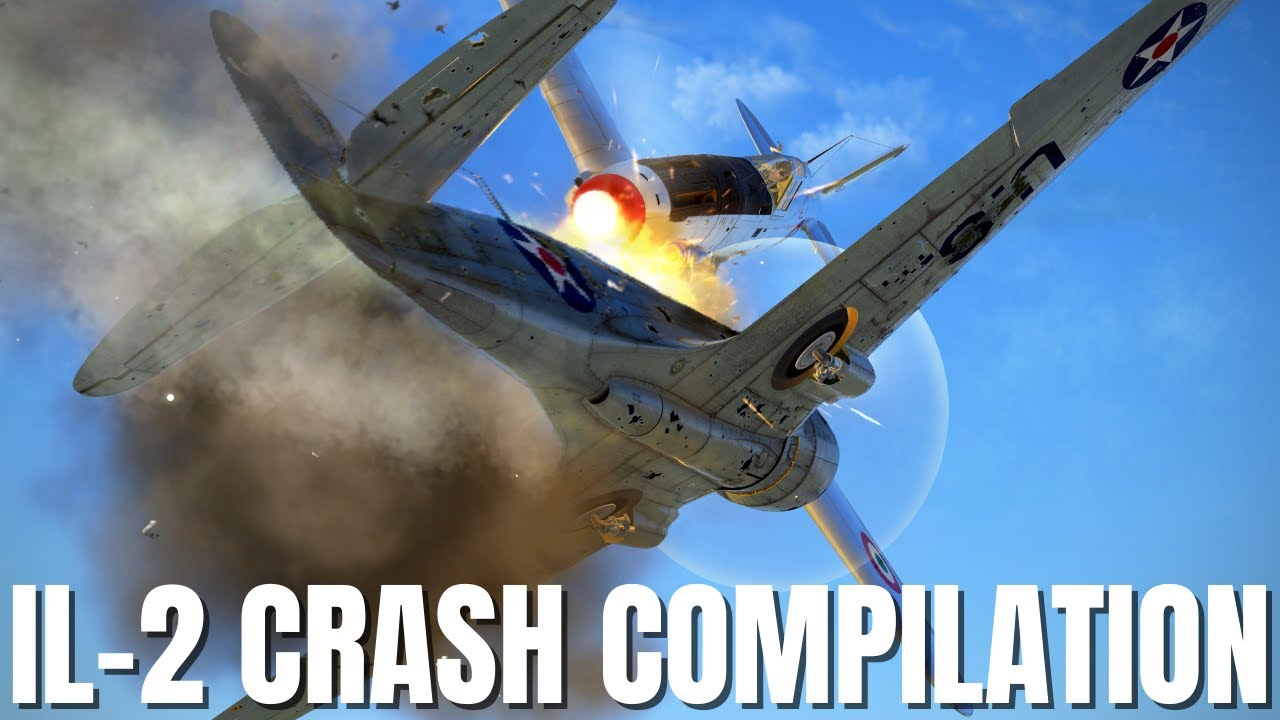 Airplane Crashes, Collisions & Satisfying Explosions! V171 | IL-2 Sturmovik Flight Simulator Crashes