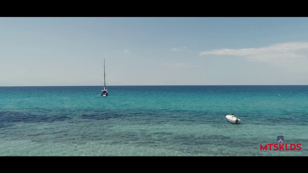 Seaside Bar in Fourka Chalkidiki by drone