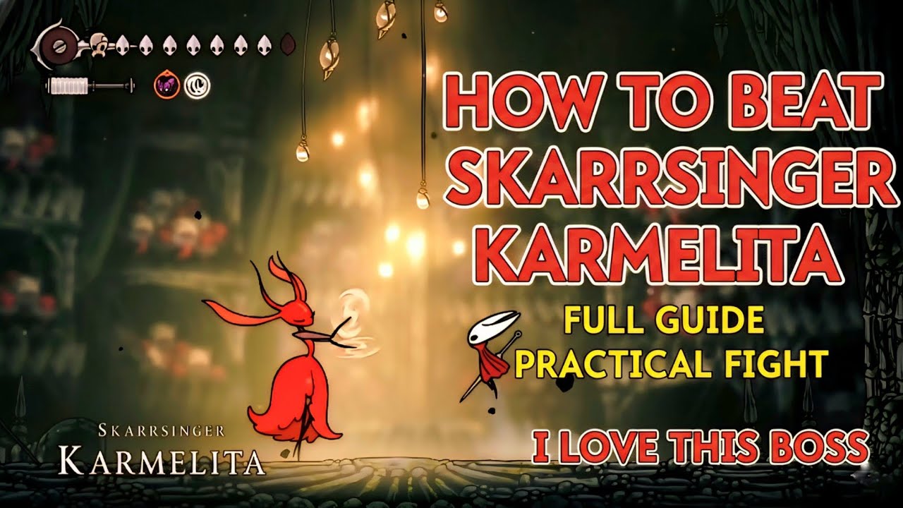 HOW TO EASILY BEAT SKARRSINGER KARMELITA BOSS FIGHT IN SILKSONG (Hunter's Heart Wish | Full Guide)