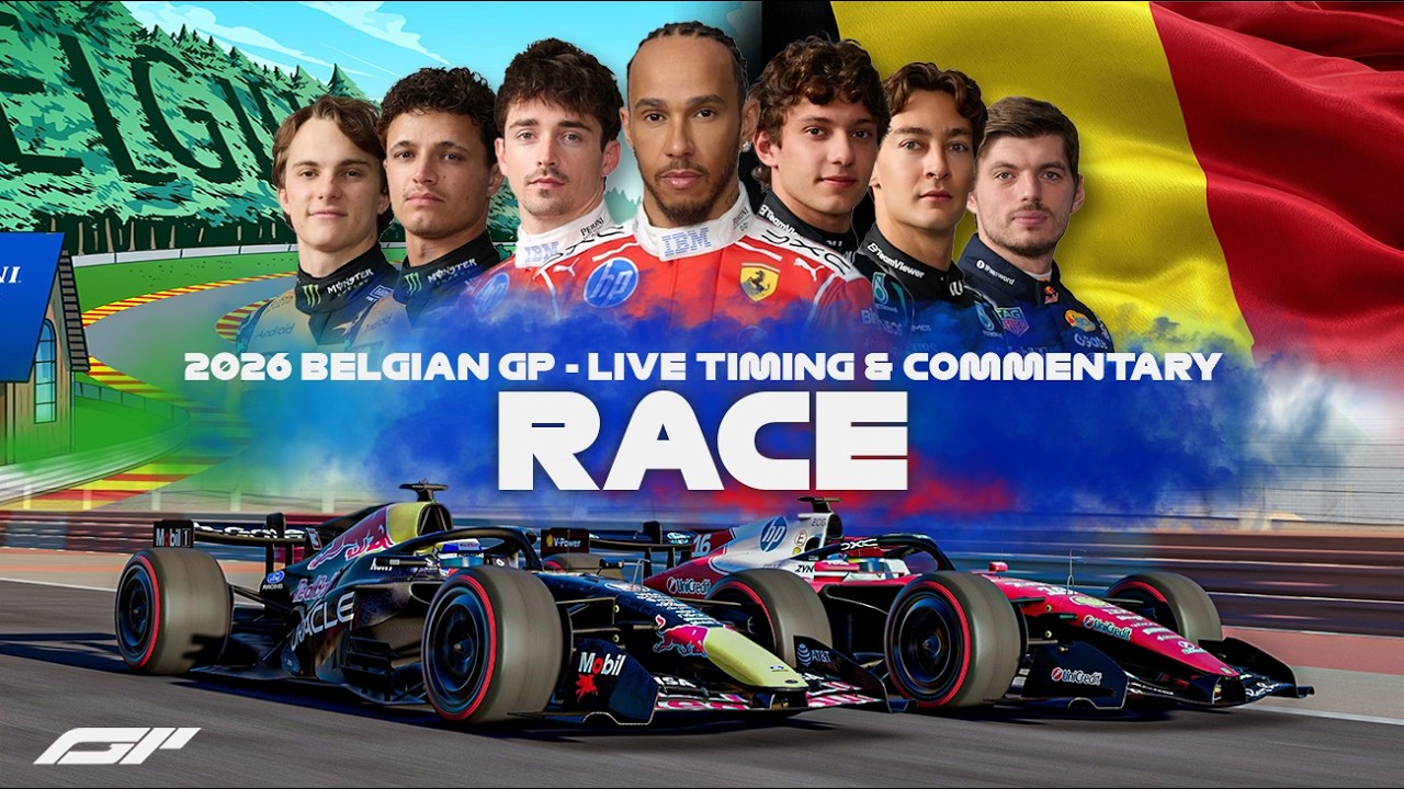 🔴 F1 LIVE | Belgian GP 2026 RACE at Spa-Francorchamps | Live Timing & Commentary