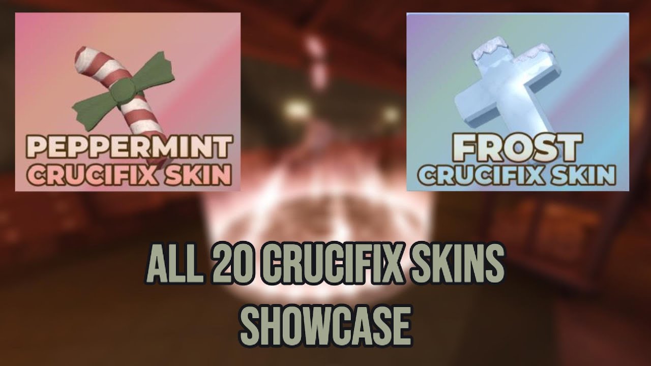 All 20 Crucifix Skins Showcase Including Christmas-themed | Roblox DOORS