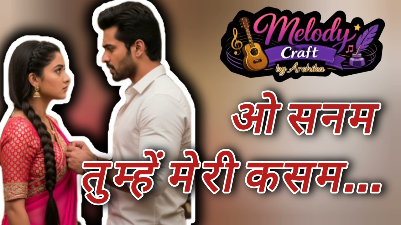 💝ओ सनम तुम्हें मेरी कसम। O Sanam tujhe meri kasam l Romantic song #melodycraftbyarchika #love 