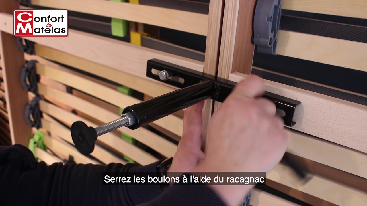Tutoriel montage sommiers sur pieds Confort Du matelas