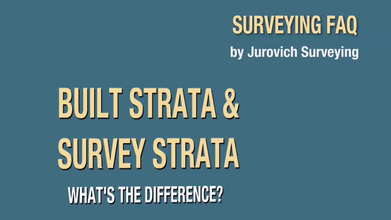 Built Strata & Survey Strata - What's The Difference? | Jurovich Perth