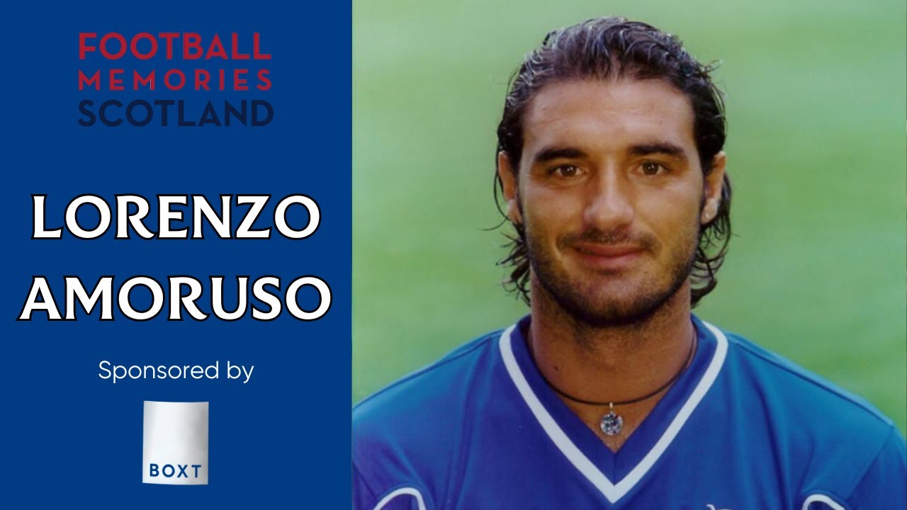 Lorenzo Amoruso was always a man for the big occasion at Rangers!