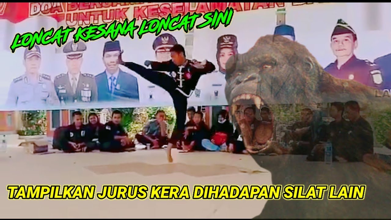 Ikspi sedunia tampil dihadapan silat lain dipendopo alun2 lamongan