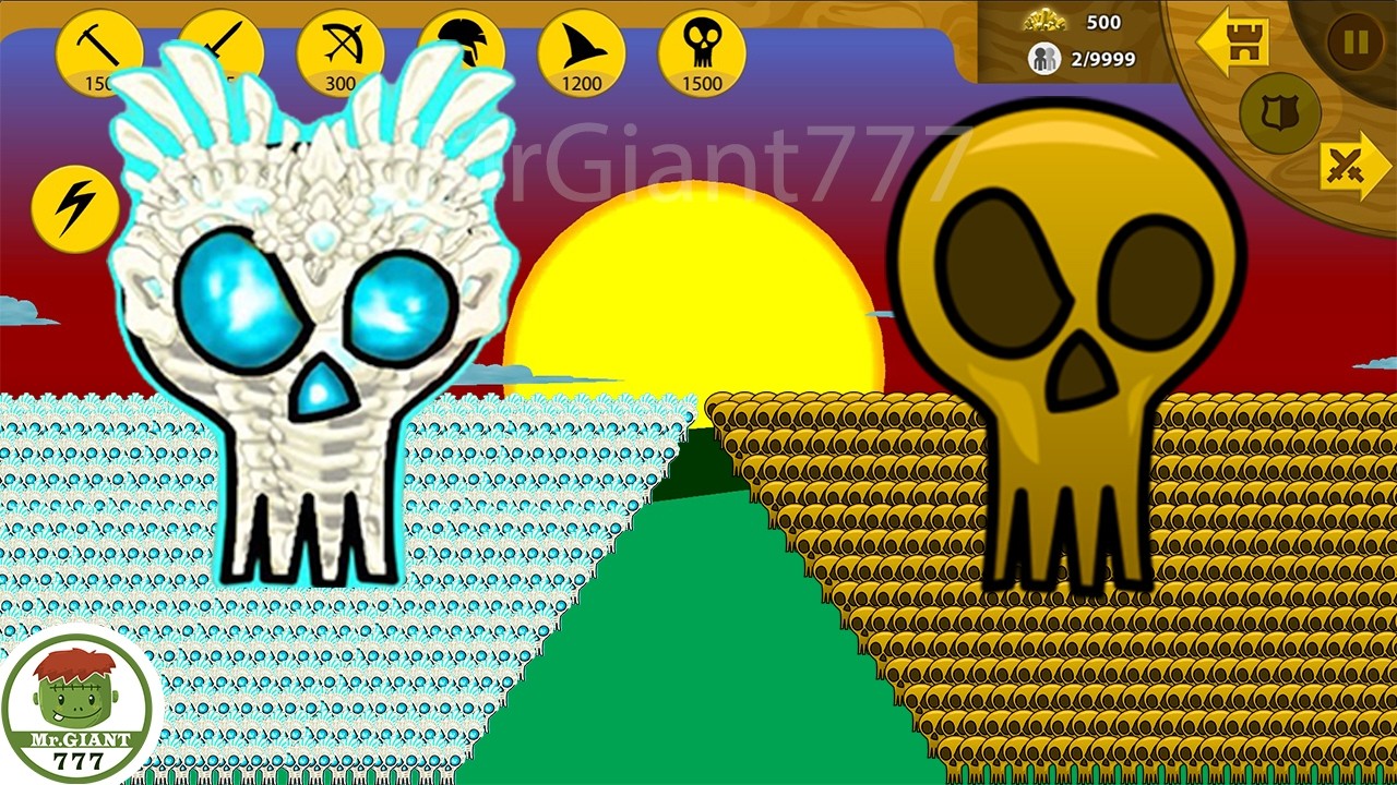 STICK FIGURE ARMY GRIFFON BONE VS ARMY GIANT GRIFFON, FINAL BOSS | Stick War Legacy Mod | MrGiant777
