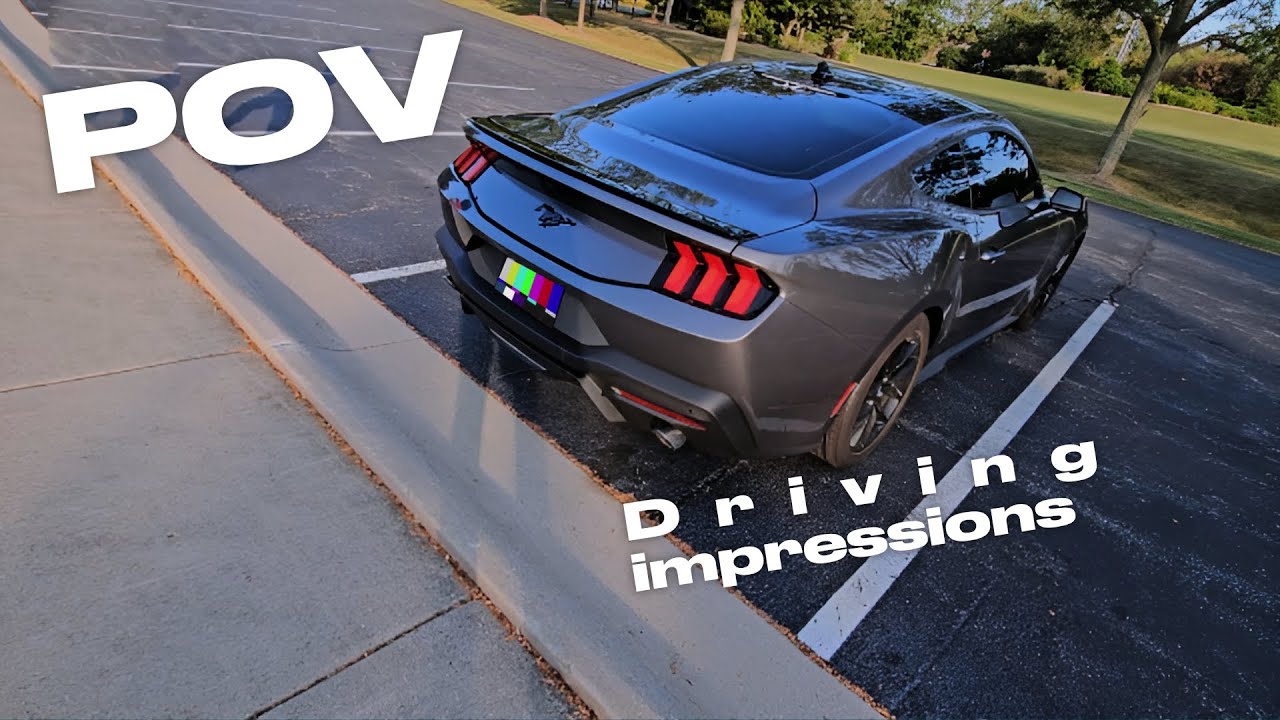 2024 Mustang Ecoboost POV Driving Impressions ASMR