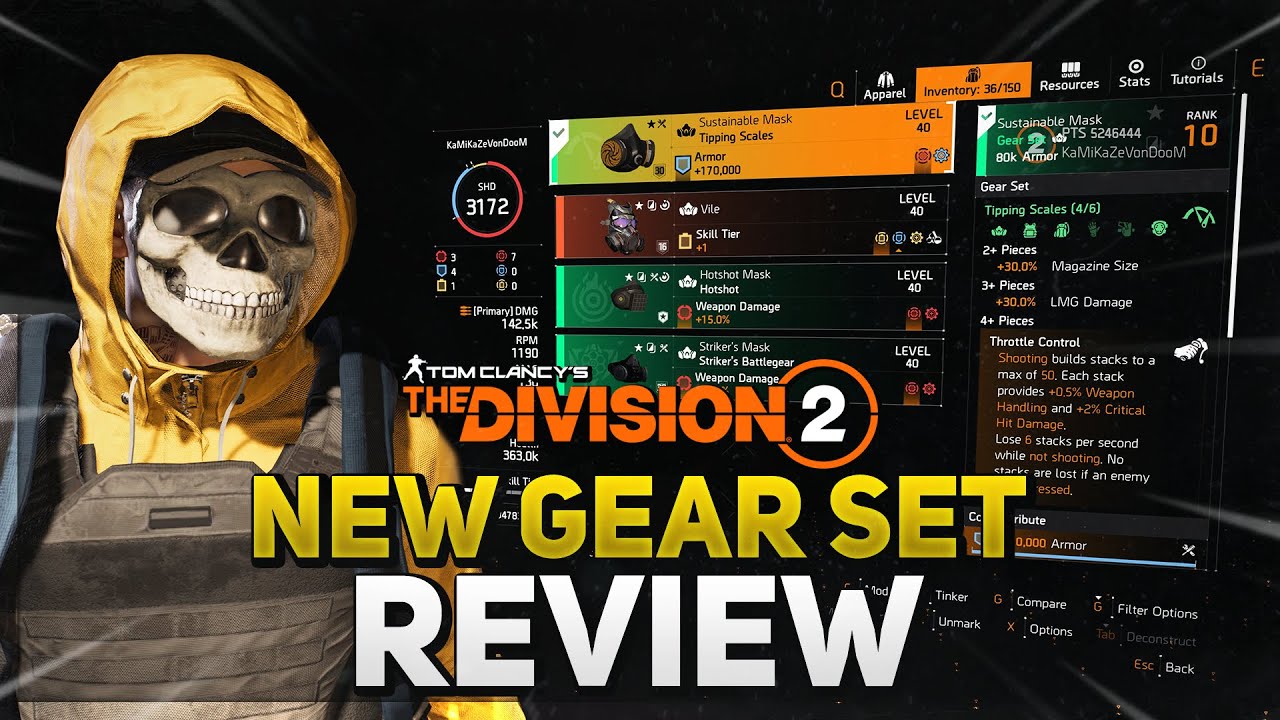 *NEW LMG KING SET* The Division 2: Tipping Scales Gear Set Review & Breakdown&hellip;