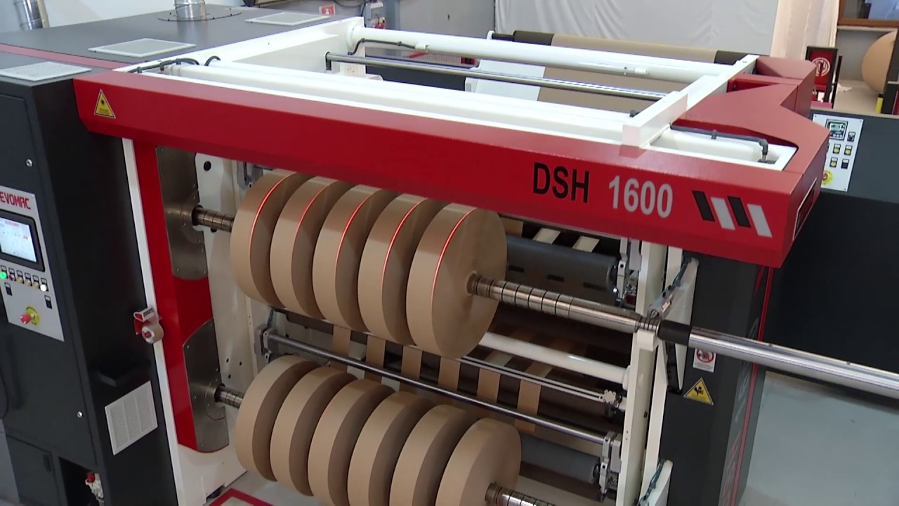 REVOMAC Slitter Rewinder Machine DSH