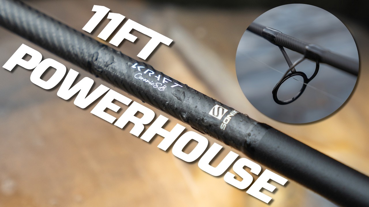 Sonik KRAFT 11ft Carp Rod | Precision Casting Machine