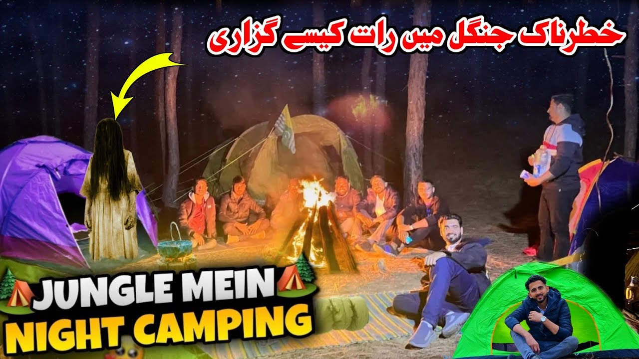 How to Spend the night in the Dangerous 😳 forest 🏕 | First time |