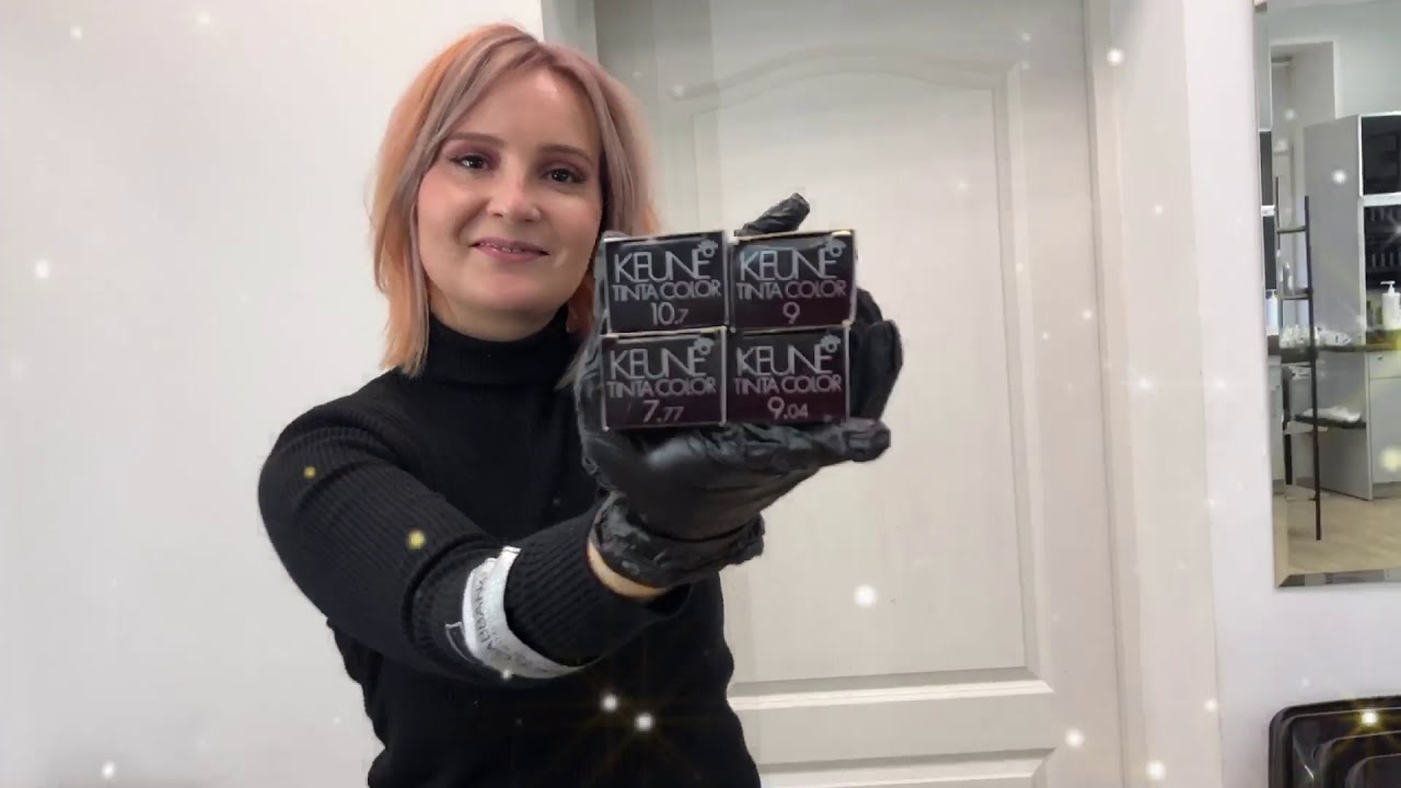 Лососевый оттенок KEUNE Tinta color