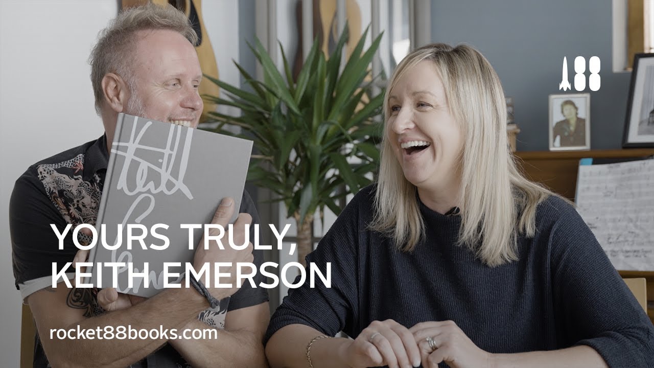 The Keith Emerson book unboxed by Aaron and Jo Emerson