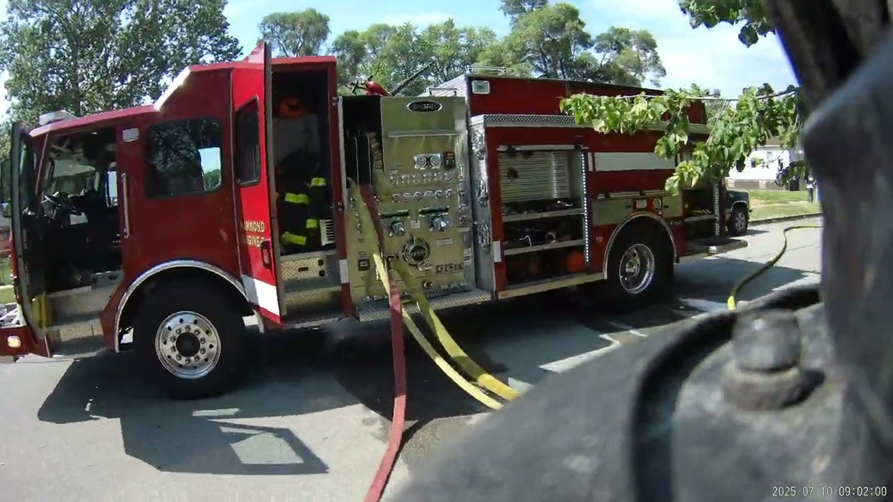 POV *WORKING BASEMENT STRUCTURE FIRE* Engineer view