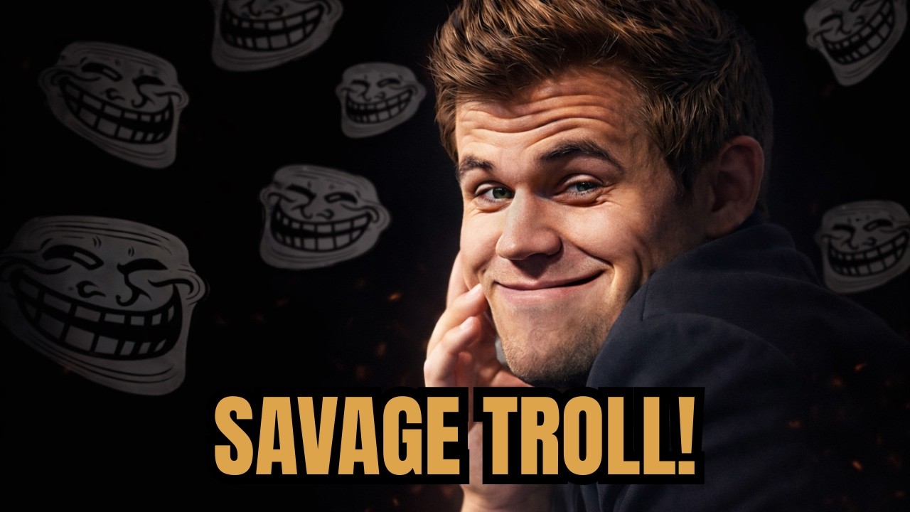 Magnus Carlsen TROLLS... and CHECKMATES!