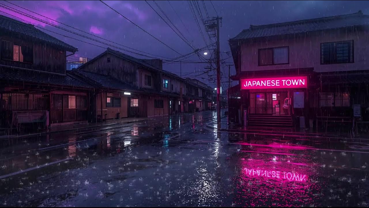 Rainy Night Lofi Mix 🌙 Calm Chillhop Beats to Relax, Study & Sleep #96